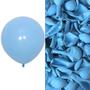 Imagem de Balão Bexiga Azul Claro Liso 7 Polegadas Balao Bexiga Festa de aniversário Artigo de Festa