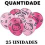 Imagem de Balão - Bexiga Hello Kitty Rosa Premium - 25 Unidades