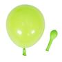 Imagem de Balão Bexiga Verde Claro Limão Liso Número 5 Polegadas Pequeno Para Festas 50 Unidades
