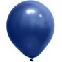 Imagem de Balão Cromado Metalizado Azul nº12 30cm - 24 Unidades