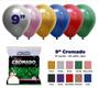 Imagem de Balão Cromado N9 Onix 25un Art Latex