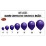 Imagem de Balão Cromado Roxo - 5 Polegadas - 25 Unidades