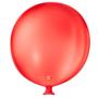 Imagem de Balão de Festa Látex Gigante 3 pés - 91cm - Vermelho Quente - 1 unidade - São Roque - Rizzo