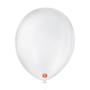 Imagem de Balão de Festa Liso - 11" 28cm - Branco Polar - 50 unidades - Balões São Roque 