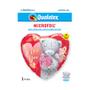 Imagem de Balão de Festa Microfoil 18" 46cm - Coração Teddy I Love You Buquê - 1 unidade - Qualatex Outlet - Rizzo
