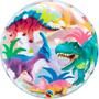 Imagem de Balão de Festa Microfoil 22'' 56cm - Bubbles - Dinossauro - 1 unidade - Qualatex - Rizzo