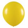 Imagem de Balão de Festa Redondo Profissional Látex Liso 24'' 60cm - Amarelo - 3 unidades - Art-Latex - Rizzo