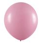 Imagem de Balão de Festa Redondo Profissional Látex Liso 24'' 60cm - Rosa - 3 unidades - Art-Latex - Rizzo