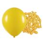 Imagem de Balão de Látex Metalizado Amarelo - 7 Polegadas - 50 Unidades