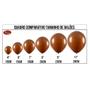 Imagem de Balão de Látex Terracota - 7 Polegadas - 50 Unidades