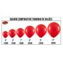 Imagem de Balão de Látex Vermelho - 7 Polegadas - 50 Unidades