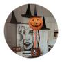 Imagem de Balão De Papel Abóbora Com Chapéu 30Cm Decoração Halloween