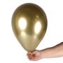 Imagem de Balão Dourado Metalizado Pic Pic Platino Tamanho 10 Com 25Un