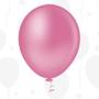 Imagem de BALÃO LISO REDONDO - PIC PIC Nº 16 - ROSA FORTE - Pacote com 12 unidades