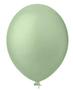 Imagem de BALÃO LISO REDONDO - PIC PIC Nº 16 - VERDE EUCALIPTO - Pacote com 12 unidades