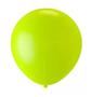 Imagem de BALÃO LISO REDONDO - PIC PIC Nº16 - AMARELO NEON - Pacote com 12 unidades