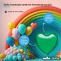 Imagem de Balão Metalizado Coração para Festa Aniversário Casamentos Eventos em Cores diversas 45 cm un