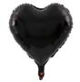 Imagem de Balão Metalizado Coração Preto 18polegadas 45 cm Festa de Halloween 1 Un - Inspire sua Festa Loja