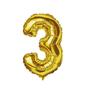 Imagem de Balão Metalizado Numeral Dourado 16 Polegadas Golden Festa