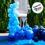 Imagem de Balão Profissional Premium Uniq 9''23cm - Azul Topazio - 25 unidades - Balões São Roque - Rizzo