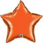 Imagem de Balão Qualatex 20" - Estrela - Laranja Metalizado Liso - 1 Un