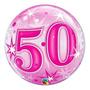 Imagem de Balão Qualatex 22" - Bubble Simples - 50-Rosa Explosao - 1 Un