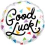 Imagem de Balão Qualatex 4" - Redondo Solto - Good Luck!-Triangulos - 1 Un