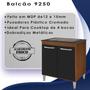 Imagem de Balcao 70cm Com Tampo Para Cooktop 4 Bocas 9250 Savana Preto Mobbs