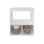 Imagem de Balcão Armário Gabinete para Microondas e Forno Elétrico Cozinha Amanda Mobília Decor Branco
