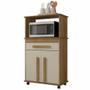 Imagem de Balcão Armário Multiúso para forno ou micro-ondas Toronto RV Móveis Cinamomo OFF White