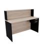 Imagem de Balcão Atendimento Recepção Consultório com Gaveta 120x60cm
