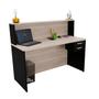Imagem de Balcão Atendimento Recepção Consultório com Gaveta 120x60cm
