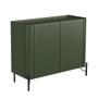 Imagem de Balcão Buffet com 2 Portas 98,5cm Pés em Metal 100% MDF
