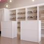 Imagem de Balcão De Atendimento Com Prateleira 100% MDF Modelo New 89x95x45 cm Comac