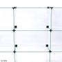 Imagem de Balcão de Atendimento Modulado em Vidro com Rodízios - 1,50 x 1,00 x 0,30
