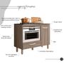 Imagem de Balcão de Cozinha para Cooktop 105cm Multimóveis CR20266