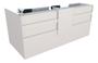 Imagem de Balcão em L Recepção 242cm Branco - Linha Premium - Mod 1.1