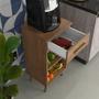 Imagem de Balcão Fruteira Fênix multiuso para cozinha com 1 gaveta - Canela