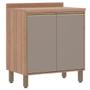 Imagem de Balcão Luciane Yara 80 cm 2 Portas com Tampo 1302/199