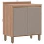 Imagem de Balcão Luciane Yara 80 cm 2 Portas com Tampo 1302/199