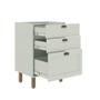Imagem de Balcão Para Cozinha Modulada 60 cm 2 Gavetas 1 Gavetão MDF