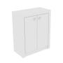 Imagem de Balcão Para Escritório com 2 Portas Branco Tecnomobil