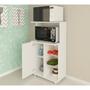Imagem de Balcão Para Forno E Microondas Com Fruteira BF3207 Branco Tecno Mobili