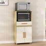 Imagem de Balcão para Microondas e Forno Havana New Wood com Off White Atualle