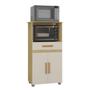 Imagem de Balcão para Microondas e Forno Havana New Wood com Off White Atualle
