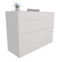 Imagem de Balcão Recepção Caixa 141cm Branco - Linha Premium - Mod 1.3