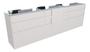 Imagem de Balcão Recepção Caixa 303cm Off White - Linha Premium - Modelo 1.1