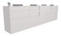 Balcão Recepção Caixa 596cm Off White Linha Premium 1.1 - Marcenaria Online Imagem de Balcão Recepção Caixa 596cm Off White Linha Premium 1.1