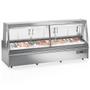 Imagem de Balcão Refrigerado Peixaria GAPX-300 A - 3m Aço Inox Iluminação Led  -2 a +7C 1546 Litros - Gelopar