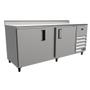 Imagem de Balcão Refrigerados Venâncio 200cm Exterior Inox Interior Aluzinco Tampo Liso 220V VCFRH20-41406